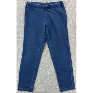 J Jill Indigo Blue Slim Leg Jeggings sz XL Tall (15637)